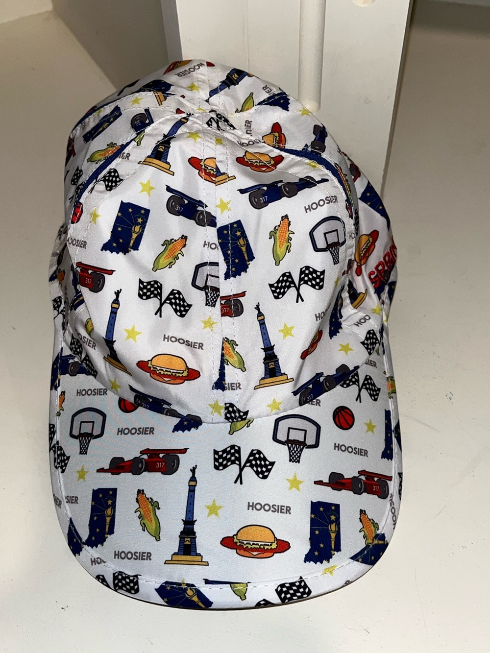 Sprints Athletic Annex IN Hoosier Lightweight Baseball Cap OSFA Multicolor Print